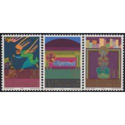 Liechtenstein 702/04 1980 Navidad Chrismas MNH Liechtenstein 702/04 1980 Navidad Chrismas MNH