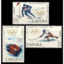 España Spain 1851/53 1968 X Juegos Olímpicos de Invierno Grenoble MNH España Spain 1851/53 1968 X Juegos Olímpicos de Invierno Grenoble MNH