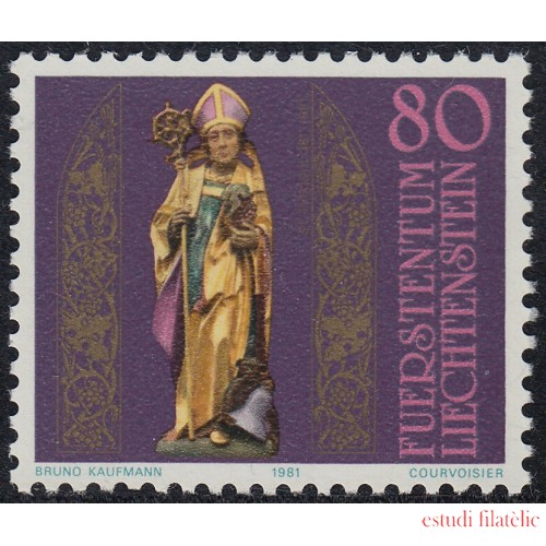Liechtenstein 716 1981 1600º Aniversario de St. Teódulo MNH