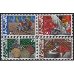 Liechtenstein 743/46 1982 El hombre, trabajo y economía MNH Liechtenstein 743/46 1982 El hombre, trabajo y economía MNH