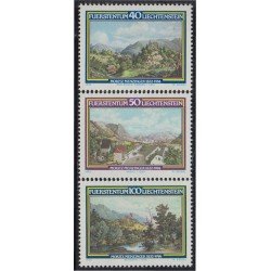 Liechtenstein 747/49 1982 150º Aniv. del pintor Moritz Menzinger MNH Liechtenstein 747/49 1982 150º Aniv. del pintor Moritz Menzinger MNH
