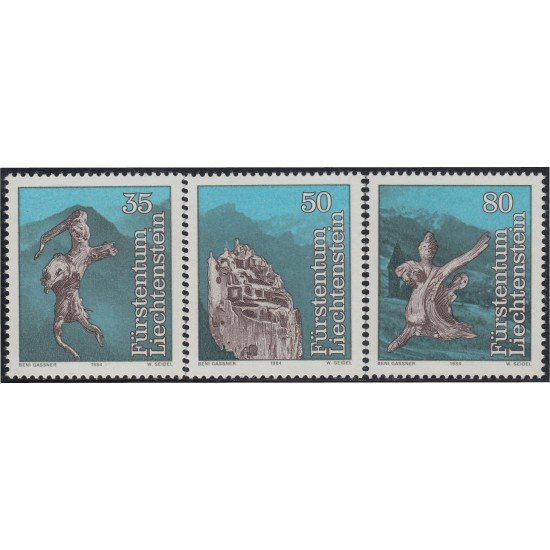Liechtenstein 784/86 1984 Leyendas MNH Liechtenstein 784/86 1984 Leyendas MNH