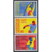 Liechtenstein 787/89  1984 Juegos Olímpicos Los Angeles MNH