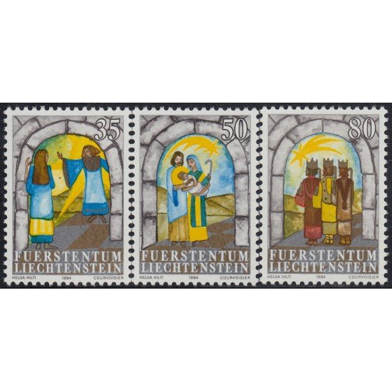 Liechtenstein 804/06 1984 Navidad Chritsmas MNH