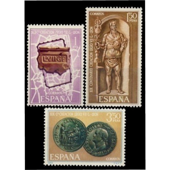 España Spain 1871/73 XIX Cº de la Legión VII Gémina Fundadora de León MNH España Spain 1871/73 XIX Cº de la Legión VII Gémina Fundadora de León MNH