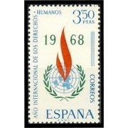 España Spain 1874 1968 Año Internacional de los Derechos humanos MNH