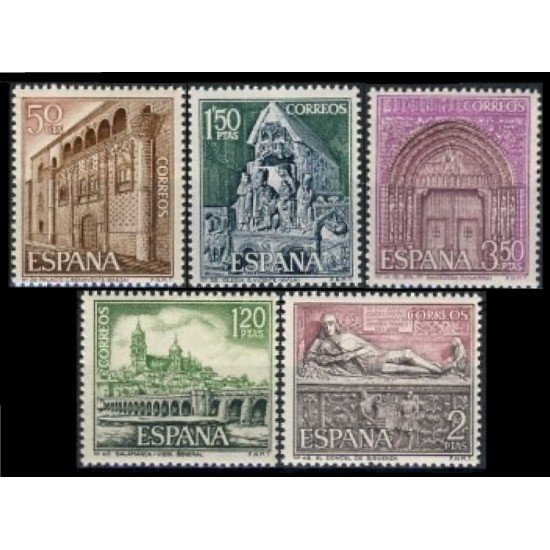 España Spain 1875/79 1968 Serie turística MNH España Spain 1875/79 1968 Serie turística MNH