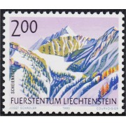 Liechtenstein 1000 1993 Serie montañas MNH