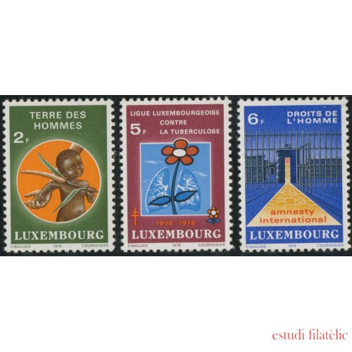 Luxemburgo Luxembourg  Nº 923/25  1978  MNH