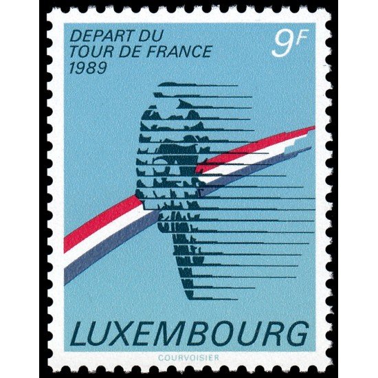 Luxemburgo 1174 1989 Salida del Tour de Francia MNH