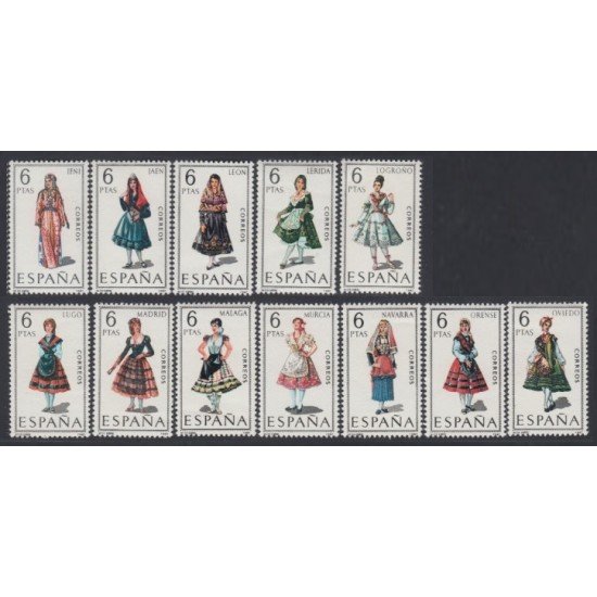 España Spain 1898/09 1969 Trajes Tipicos Españoles MNH España Spain 1898/09 1969 Trajes Tipicos Españoles MNH