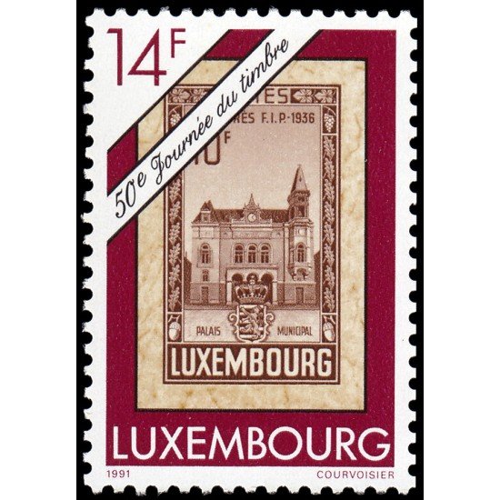 Luxemburgo 1230 1991 50 Día del sello MNH