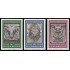 Luxemburgo 1249/51 1992 Detalles arquitectónicos Máscaras MNH