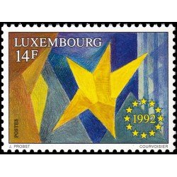 Luxemburgo 1255 1994 Marcha única europea MNH Luxemburgo 1255 1994 Marcha única europea MNH
