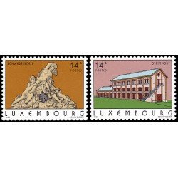 Luxemburgo 1266/67 1993 Serie turística MNH Luxemburgo 1266/67 1993 Serie turística MNH