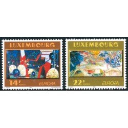 PI2 Luxemburgo 1268/69 1993 Europa Arte contemporáneo MNH PI2 Luxemburgo 1268/69 1993 Europa Arte contemporáneo MNH