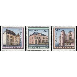 Luxemburgo 1270/72 1993 Residencias señoriales y burguesas MNH Luxemburgo 1270/72 1993 Residencias señoriales y burguesas MNH