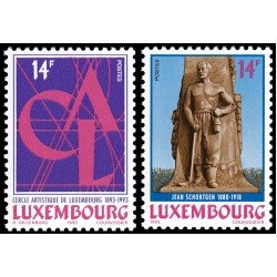 Luxemburgo 1277/78 1993 Aniversarios MNH Luxemburgo 1277/78 1993 Aniversarios MNH