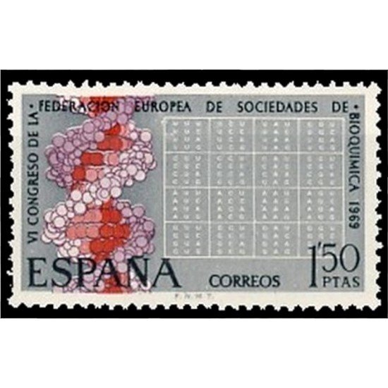 España Spain 1920 1969 VI Congreso Europeo de Bioquímica MNH España Spain 1920 1969 VI Congreso Europeo de Bioquímica MNH