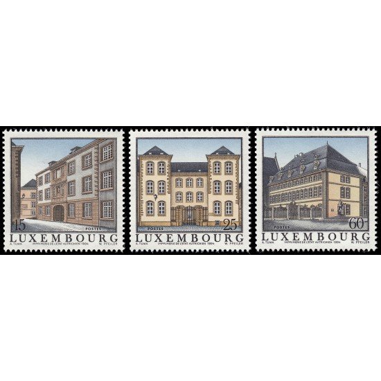Luxemburgo 1300/02 1994 Viejos refugios de Luxemburgo MNH