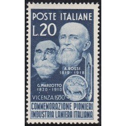 Italia Italy 566 1950 Pioneros de la industria de la lana Efigies MNH Italia Italy 566 1950 Pioneros de la industria de la lana Efigies MNH