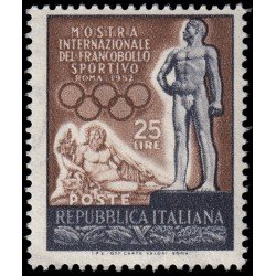 Italia Italy 622 1952 Exp. inter. del sello deportivo MNH Italia Italy 622 1952 Exp. inter. del sello deportivo MNH