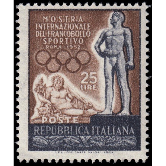 Italia Italy 622 1952 Exp. inter. del sello deportivo MNH