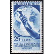 Italia Italy 629 1952 Exp. de ultramar-Nápoles MNH