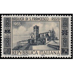Italia Italy 696 1955 7 Centenario de la basílica de San Francisco de Asís MNH Italia Italy 696 1955 7 Centenario de la basílica de San Francisco de Asís MNH