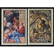 España Spain 1944/45 1969 Navidad MNH
