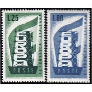 Italia Italy 731/32 1956 Europa MNH
