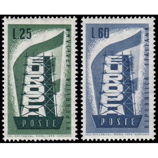 Italia Italy 731/32 1956 Europa MNH