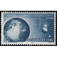 Italia Italy 733 1956 Congreso internacional de astronáutica Roma MNH