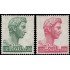 Italia Italy 738/39 1957 San Jorge Fragmento de la estatua de Donatello MNH