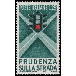 Italia Italy 743 1957 Prevención vial MNH Italia Italy 743 1957 Prevención vial MNH