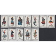 España Spain 1949/60 1970 Trajes típicos españoles MNH