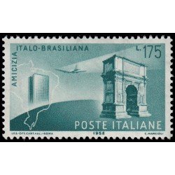 Italia Italy 764 1958 Visita del presidente Gronchi a Brasil MNH Italia Italy 764 1958 Visita del presidente Gronchi a Brasil MNH
