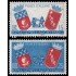 Italia Italy 783/84 1959 Hermanamiento Roma/París Escudos MNH
