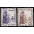Italia Italy 798/99 1959 40 Aniv. de la Org. Inter. de los Trabajadores Monumento MNH