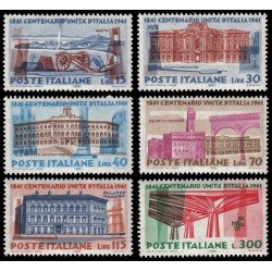 Italia Italy 852/57 1961 Centenario de la Unidad italiana MNH Italia Italy 852/57 1961 Centenario de la Unidad italiana MNH