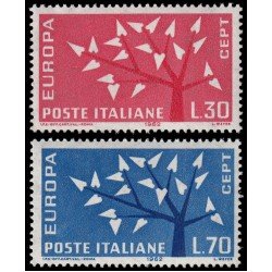 Italia Italy 873/74 1962 Europa MNH Italia Italy 873/74 1962 Europa MNH
