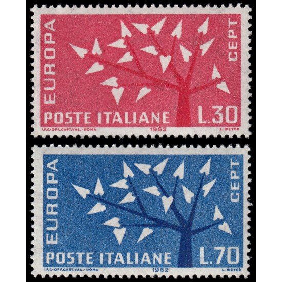 Italia Italy 873/74 1962 Europa MNH