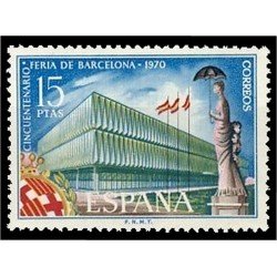 España Spain 1975 1970 Cincuentenario Feria de Barcelona MNH
