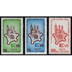 Italia Italy 909/11 1964 7ª Reunión de los Estados Generales de Municipios de Europa MNH Italia Italy 909/11 1964 7ª Reunión de los Estados Generales de Municipios de Europa MNH