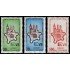 Italia Italy 909/11 1964 7ª Reunión de los Estados Generales de Municipios de Europa MNH