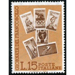 DEP1/S Italia Italy Nº 915 1964 VI Día del sello Lujo DEP1/S Italia Italy Nº 915 1964 VI Día del sello Lujo