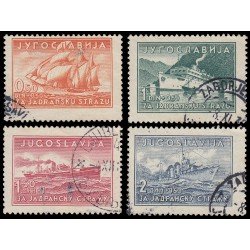 Yugoslavia 345/48 1939 Puente sobre el Adriático Usados Yugoslavia 345/48 1939 Puente sobre el Adriático Usados