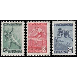 Yugoslavia 502/04 1948 Juegos Balcánicos y Centro-Europeos MNH