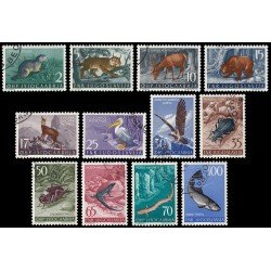 Yugoslavia 643/54 1954 Fauna Usados Yugoslavia 643/54 1954 Fauna Usados