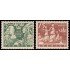 Suecia Sweden 249a/50a 1938 300 aniversario de la colonia Nueva Suecia en América MNH